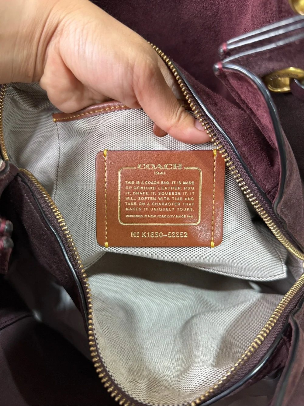 Coach Oxblood 1941 Harmony Hobo